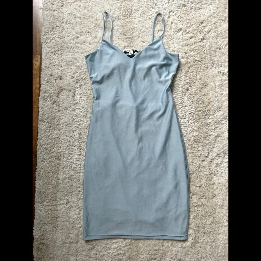 Charmed Hearts Short Light Blue Dress